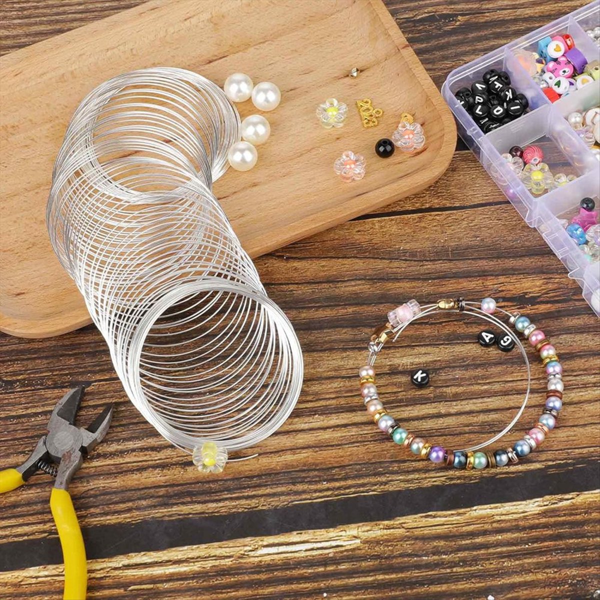 Memory Wire Bracelet - 【COUPON!】{0}300 حلقة سوار سلك مجوهرات سلك