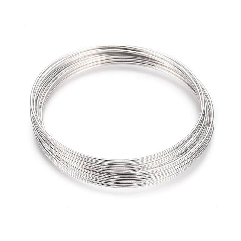 Memory Wire Bracelet - حوالي 10 دائرة/مجموعة أساور سلك الذاكرة