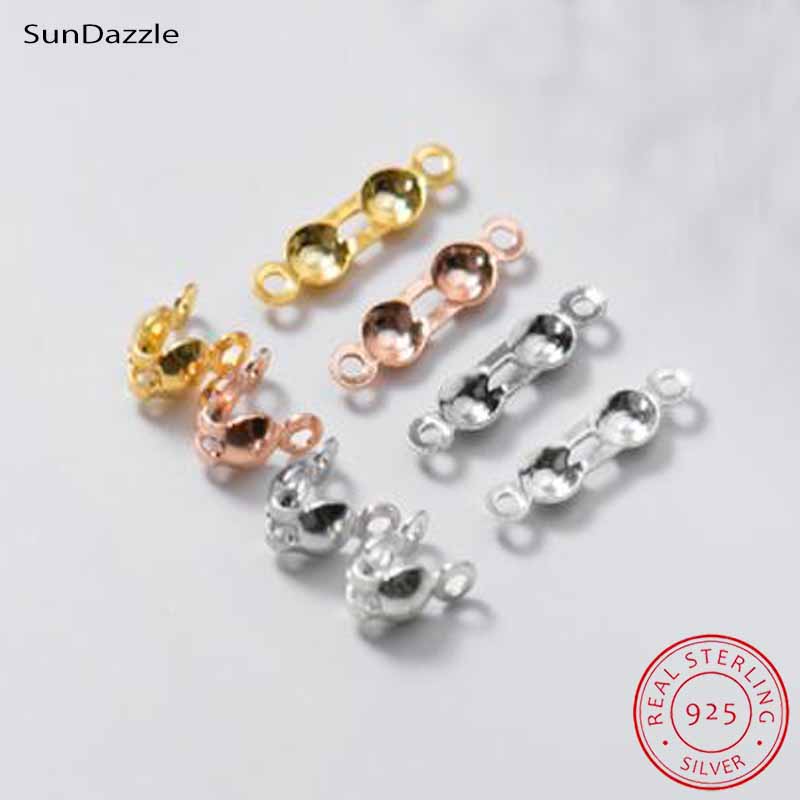 Jewelry Making Basics - 4 قطع مشابك خرز طرفية من