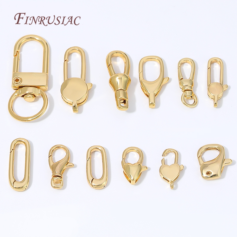 Jewelry Making Gold - مشبك زنبركي صغير على شكل قلب