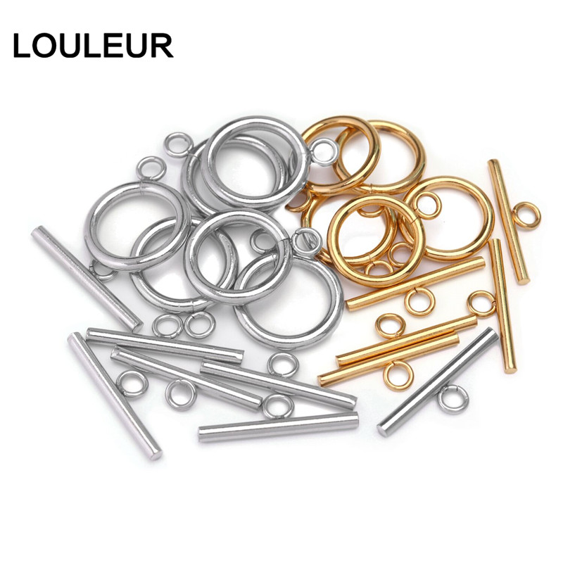 Toggle Clasp Gold - الفولاذ المقاوم للصدأ OT المشابك سوار