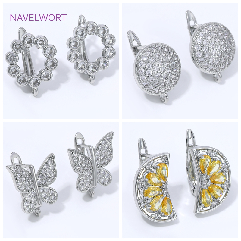 Jewelry Making Soldering Kit - خطافات أقراط على شكل مروحة مطلية