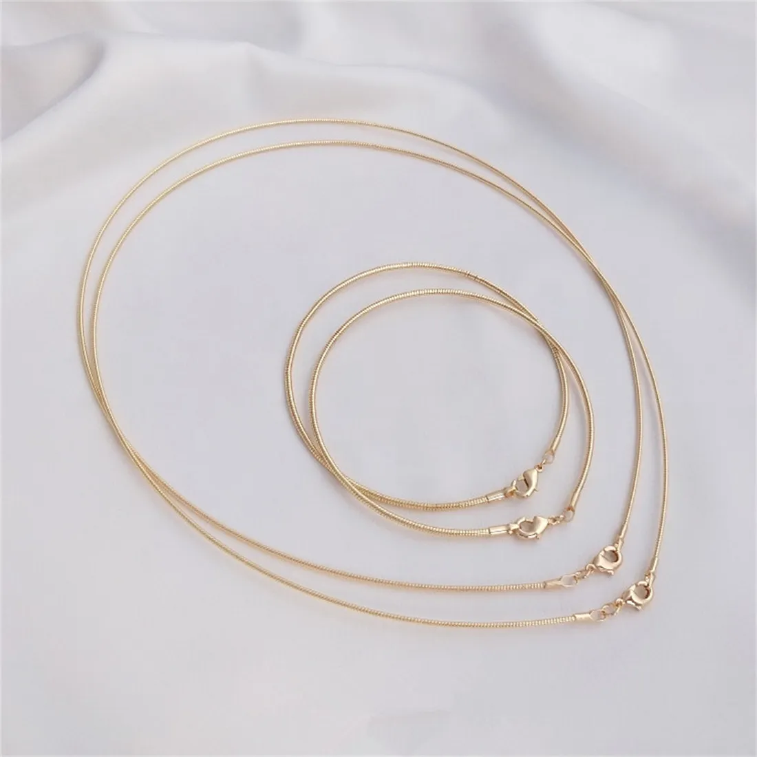 Memory Wire Bracelet - 14K الذهب اللون الذاكرة انتعاش سوار