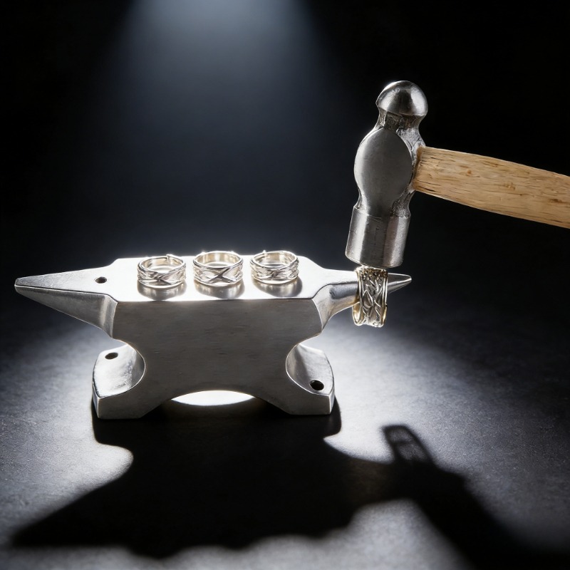Jewelry Making Anvil - سندان معدني احترافي من الفولاذ المقاوم