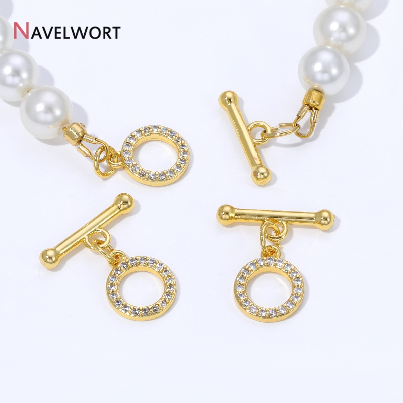 Jewelry Making Gold - مشابك OT مطلية بالذهب عيار 18