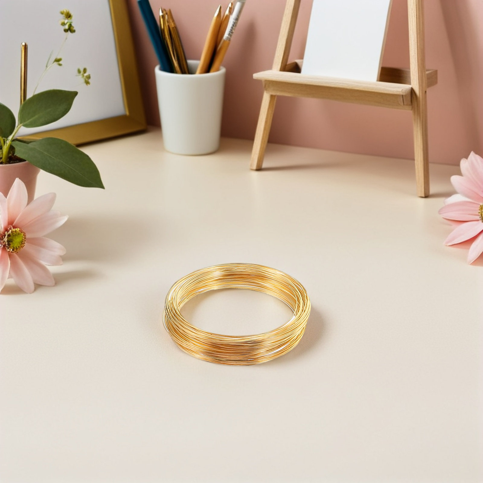 3 لفائف من سلك الميموري المعدن - مراجعة Memory Wire Bracelet وسعره