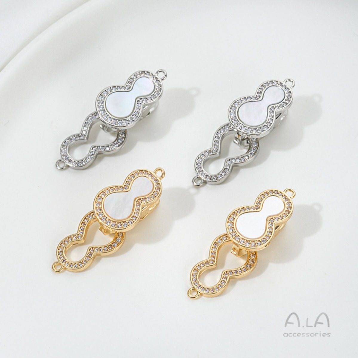 مشبك قلادة من النحاس المطلي با - مراجعة Toggle Clasp Gold وسعره