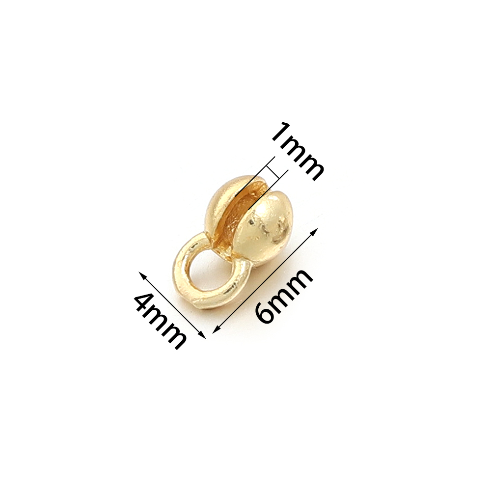 10 قطع من الخرز المطلي بالذهب  - مراجعة Jewelry Making Gold وسعره
