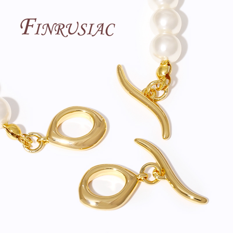 2/4 قطعة 18K مطلية بالذهب تبدي - مراجعة Toggle Clasp Gold وسعره