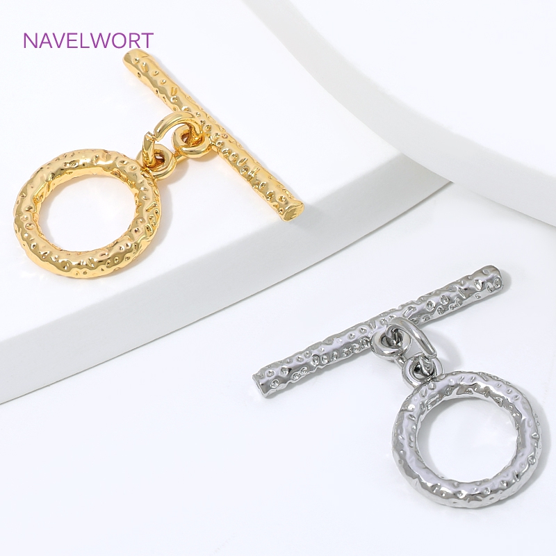 مشابك توصيل من النحاس المطلي ب - مراجعة Toggle Clasp Gold وسعره
