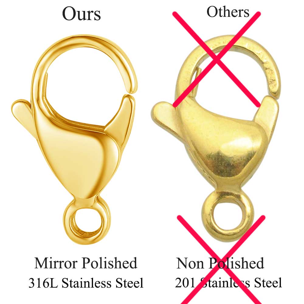مشابك على شكل جراد البحر من ال - مراجعة Jewelry Making Gold وسعره