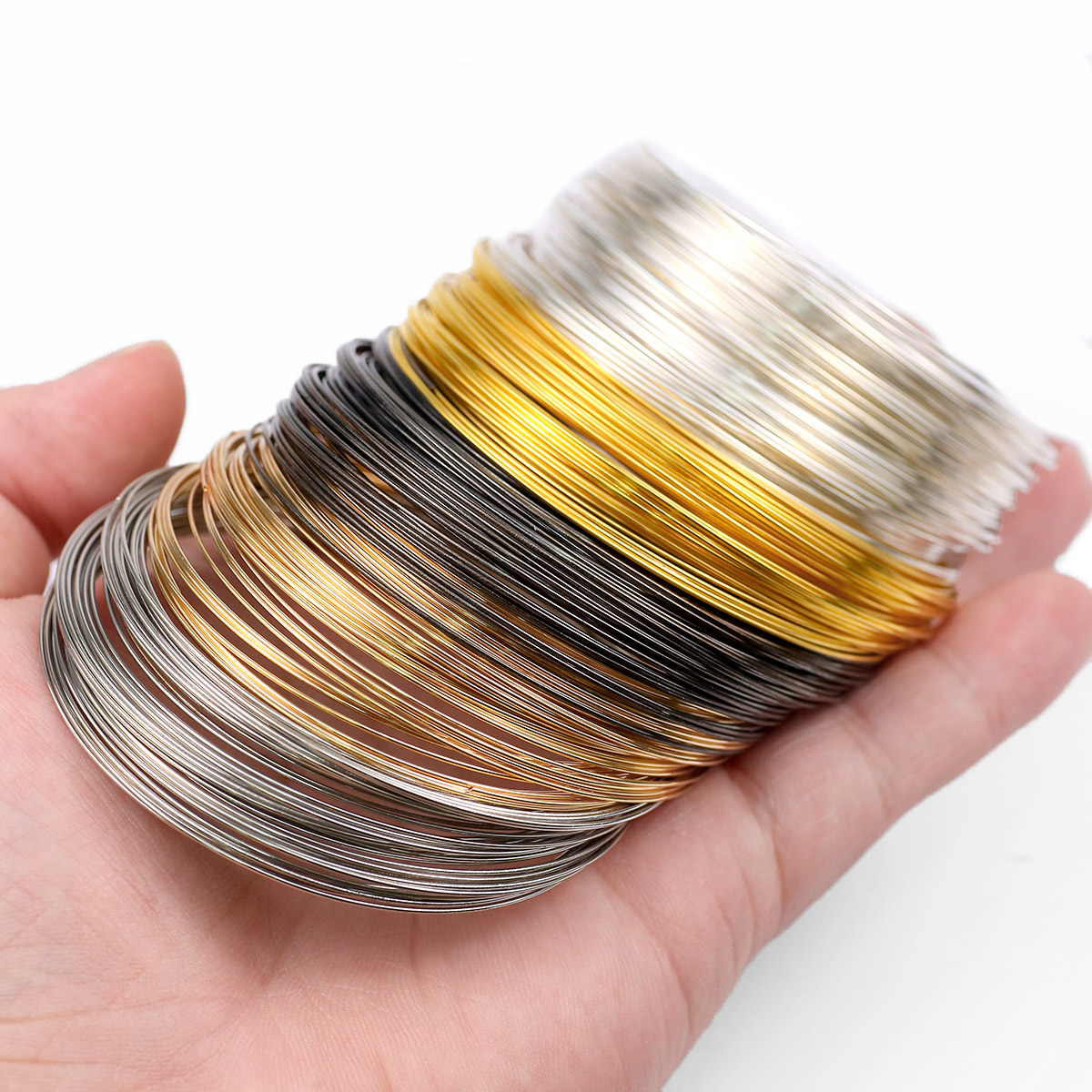 50 حلقات/مجموعة 0.6 مللي متر ا - مراجعة Memory Wire Bracelet وسعره