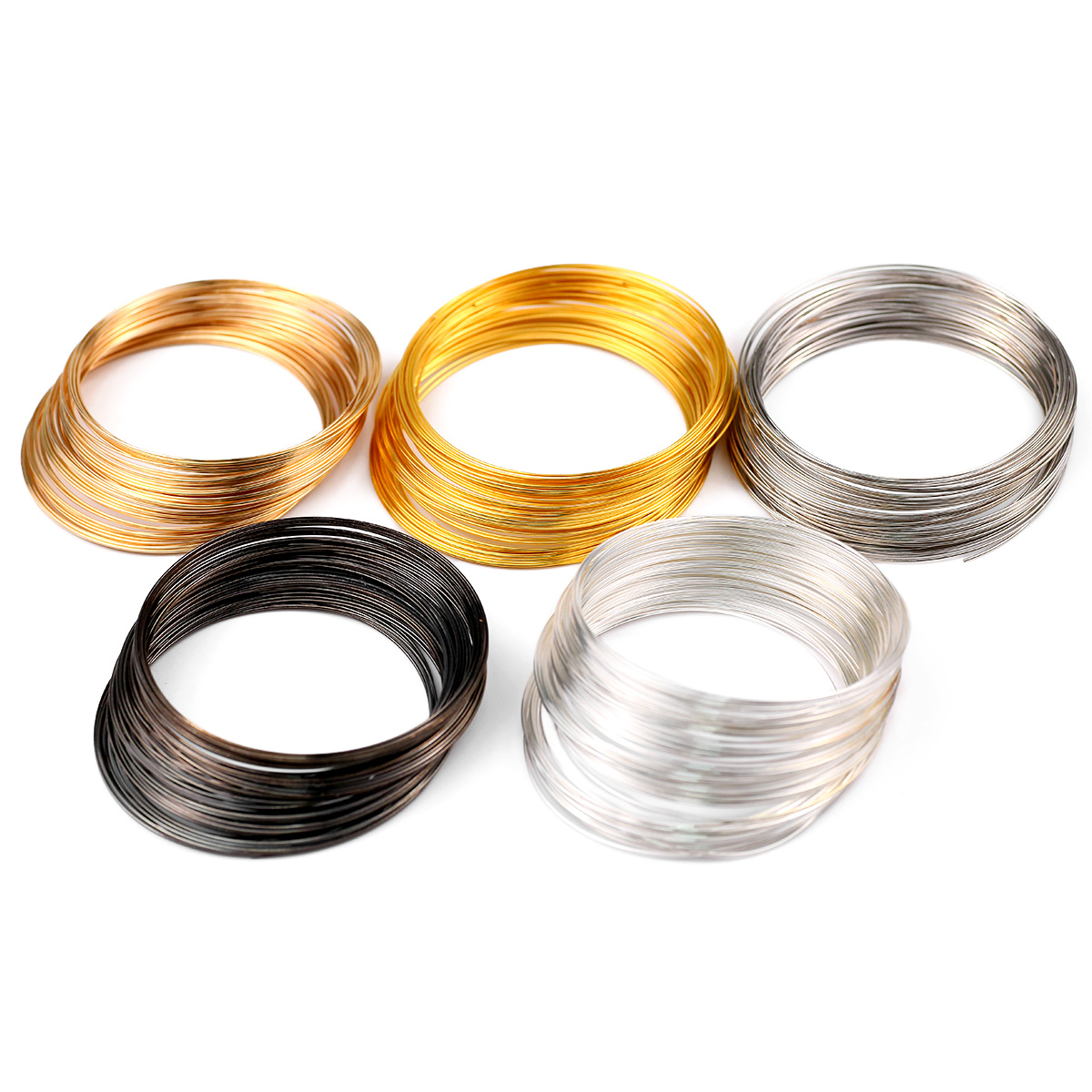50 حلقات/مجموعة 0.6 مللي متر ا - مراجعة Memory Wire Bracelet وسعره