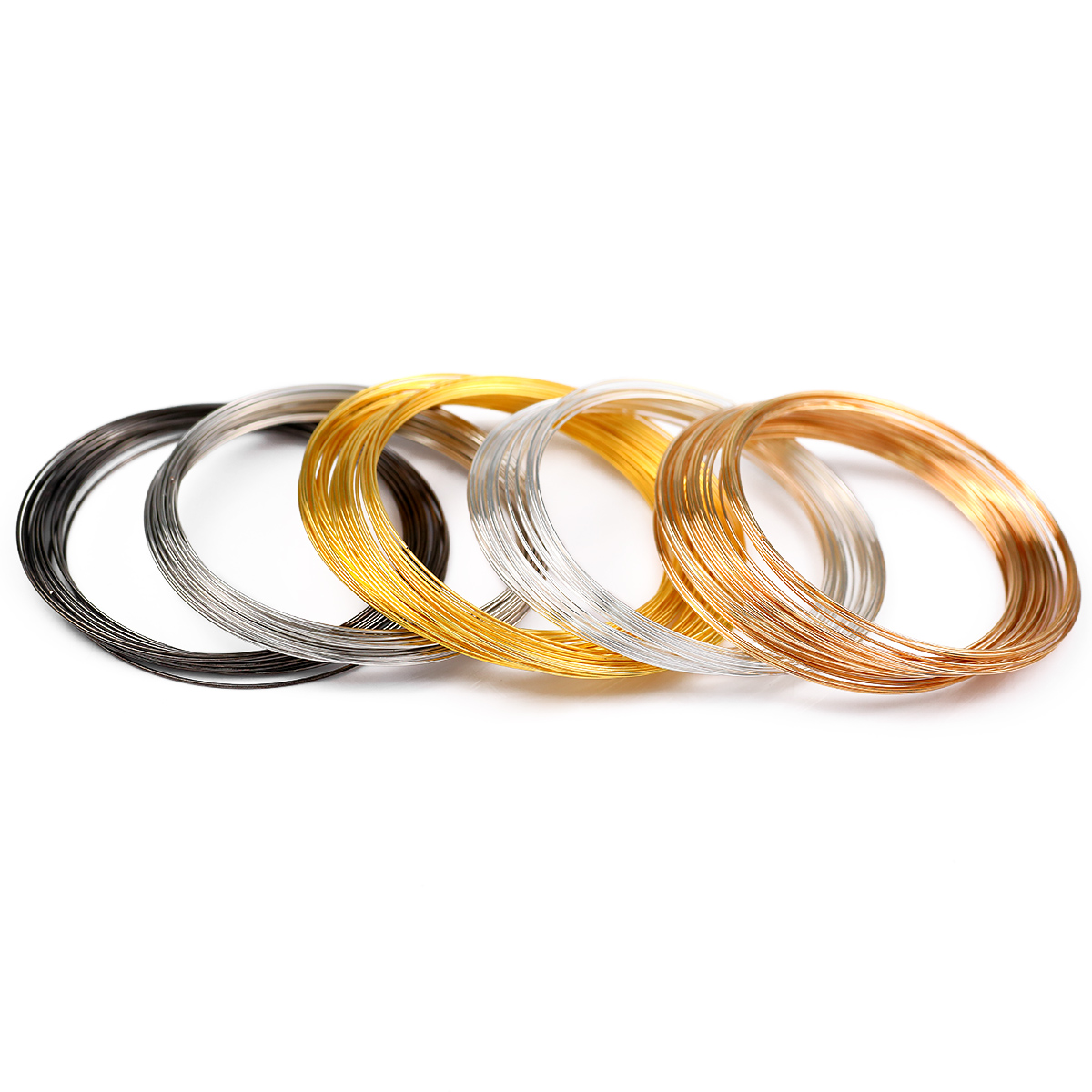50 حلقات/مجموعة 0.6 مللي متر ا - مراجعة Memory Wire Bracelet وسعره