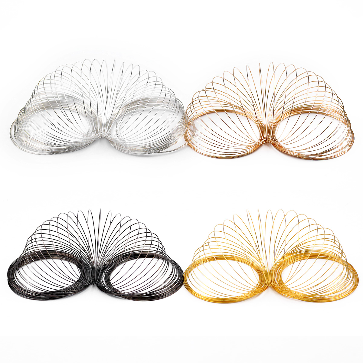 50 حلقات/مجموعة 0.6 مللي متر ا - مراجعة Memory Wire Bracelet وسعره