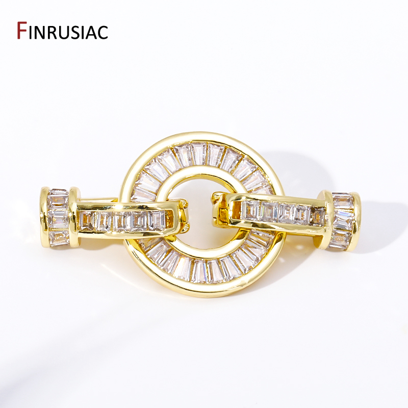 العصرية 18K مطلية بالذهب النحا - مراجعة Toggle Clasp Gold وسعره