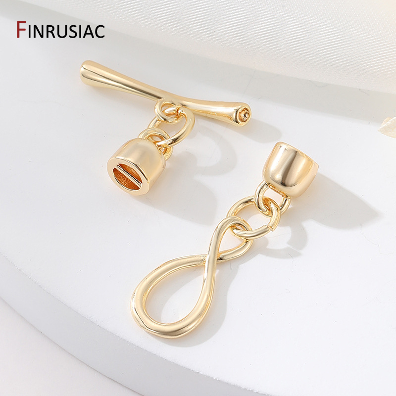 14K مطلية بالذهب إنفينيتي رمز  - مراجعة Toggle Clasp Gold وسعره