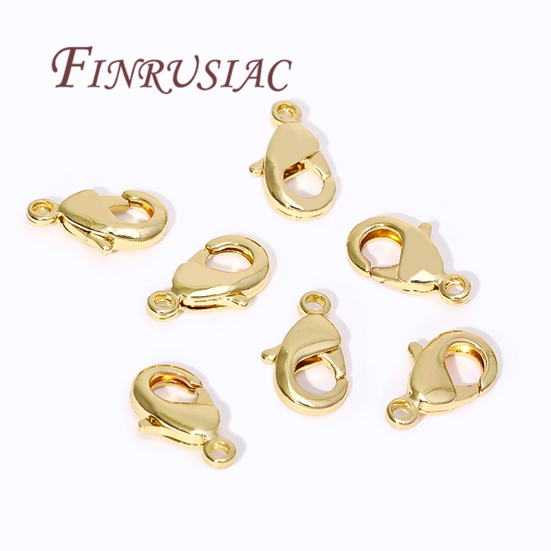 مشابك على شكل جراد البحر مطلية - مراجعة Jewelry Making Gold وسعره