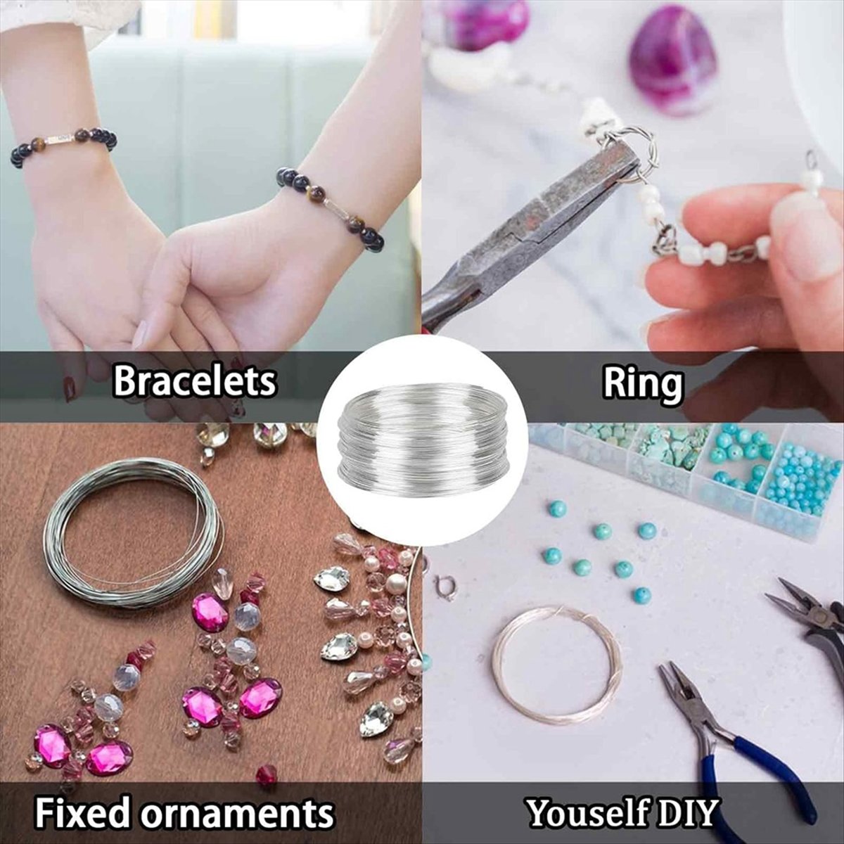 【COUPON!】{0}300 حلقة سوار سلك  - مراجعة Memory Wire Bracelet وسعره