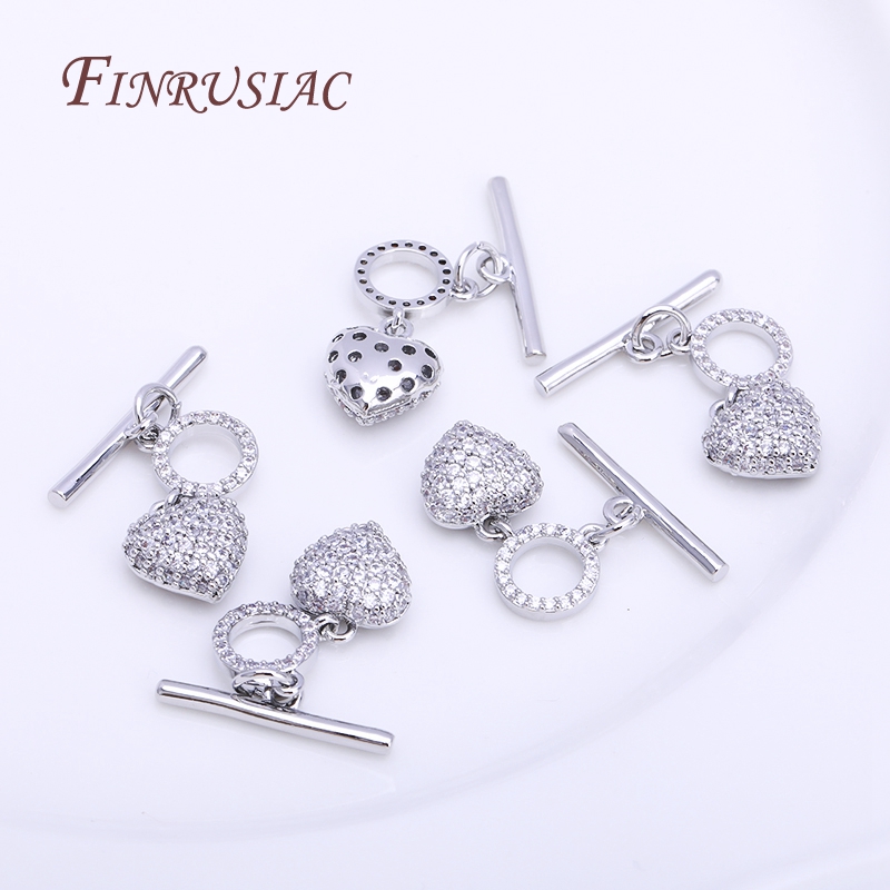 قفل تبديل على شكل قلب مطلي بال - مراجعة Toggle Clasp Gold وسعره