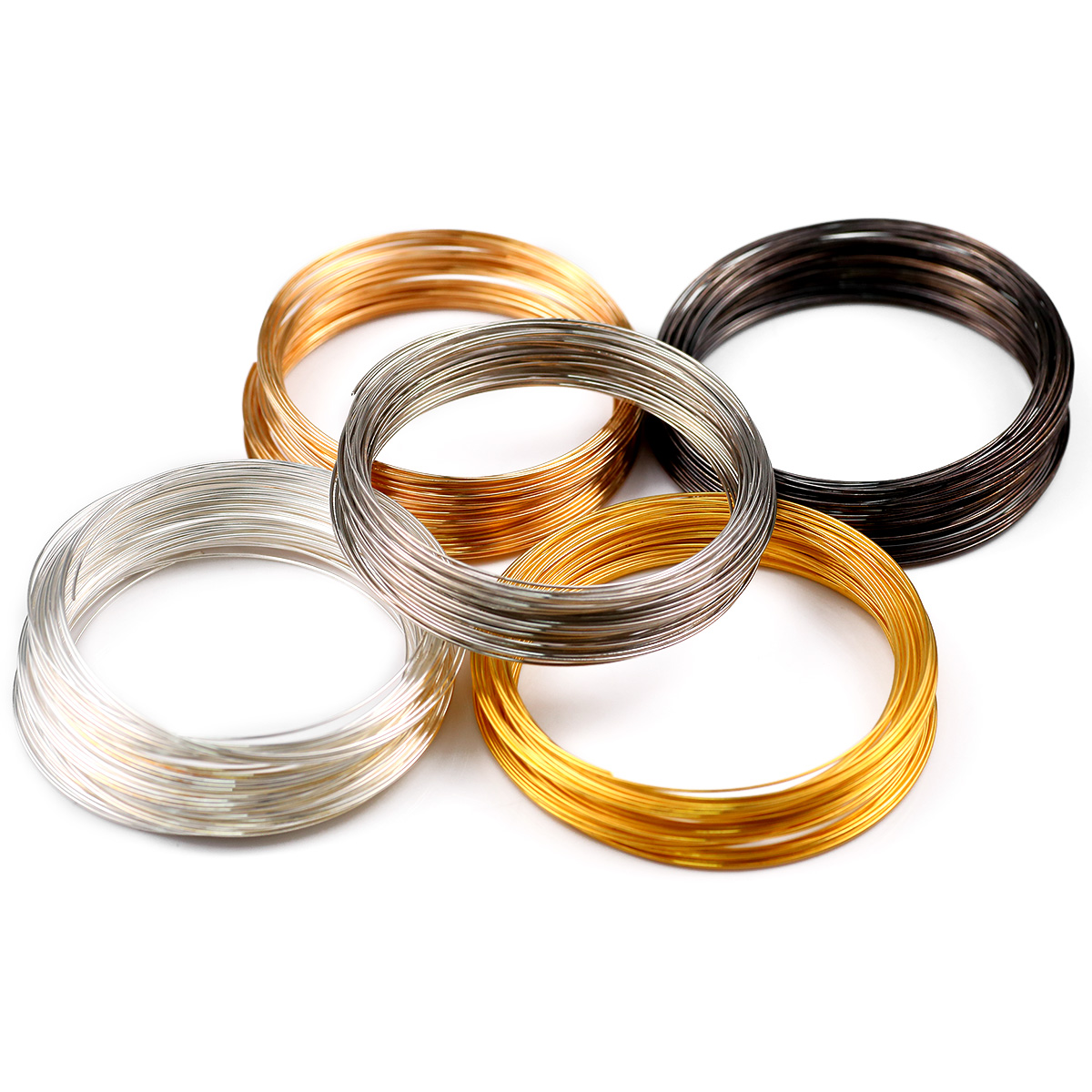الذاكرة أسلاك الفولاذ 50 حلقات - مراجعة Memory Wire Bracelet وسعره
