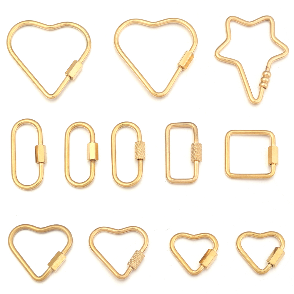 2pcs الذهب الفولاذ المقاوم للص - مراجعة Jewelry Making Gold وسعره