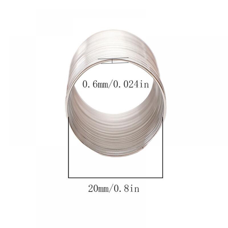 حوالي 68 حلقة من سلك الفولاذ ب - مراجعة Memory Wire Bracelet وسعره