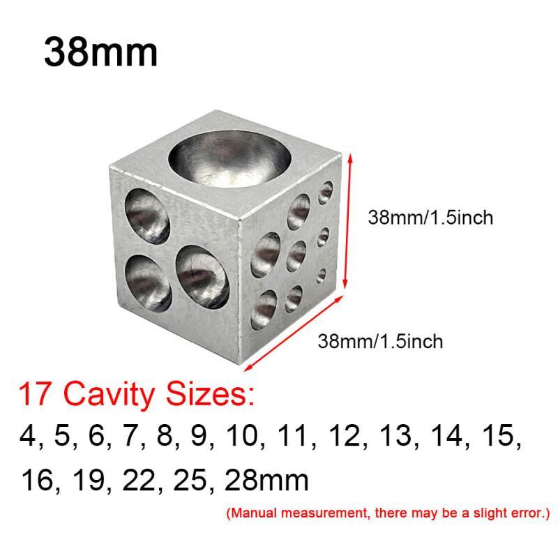 مربع كتلة اللف مع تجاويف الفول - مراجعة Jewelry Making Anvil وسعره