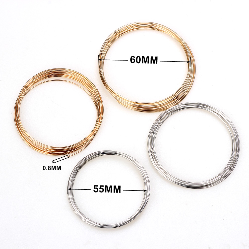 0.8 مللي متر 55/60 مللي متر ال - مراجعة Memory Wire Bracelet وسعره