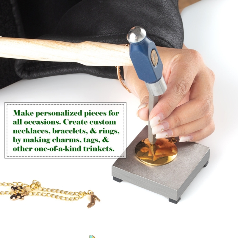 قاعدة ختم معدنية مربعة مع أقدا - مراجعة Jewelry Making Anvil وسعره