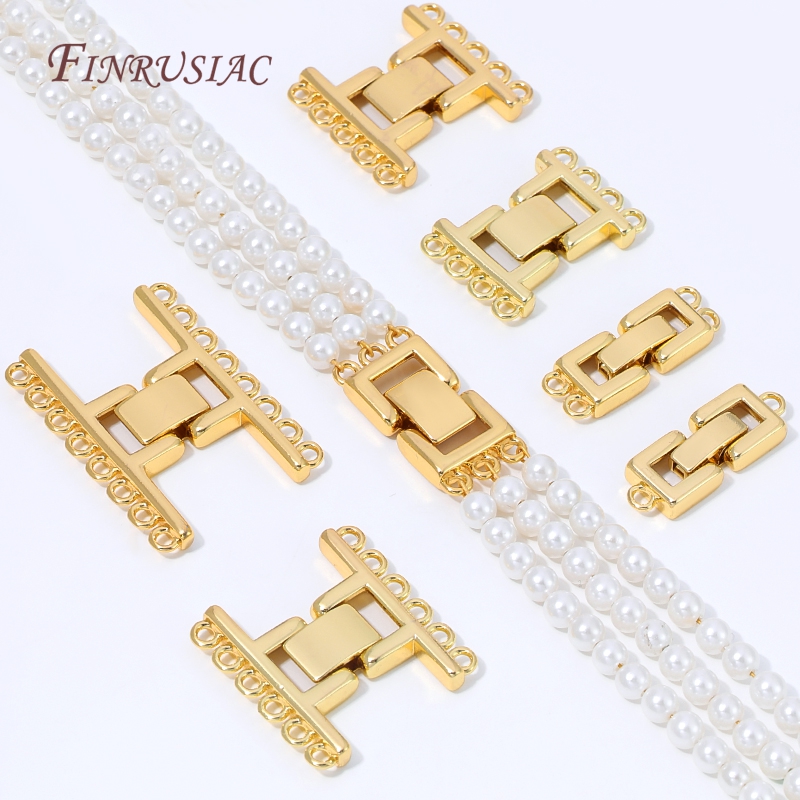 مشبك متعدد الطبقات مطلي بالذهب - مراجعة Jewelry Making Gold وسعره