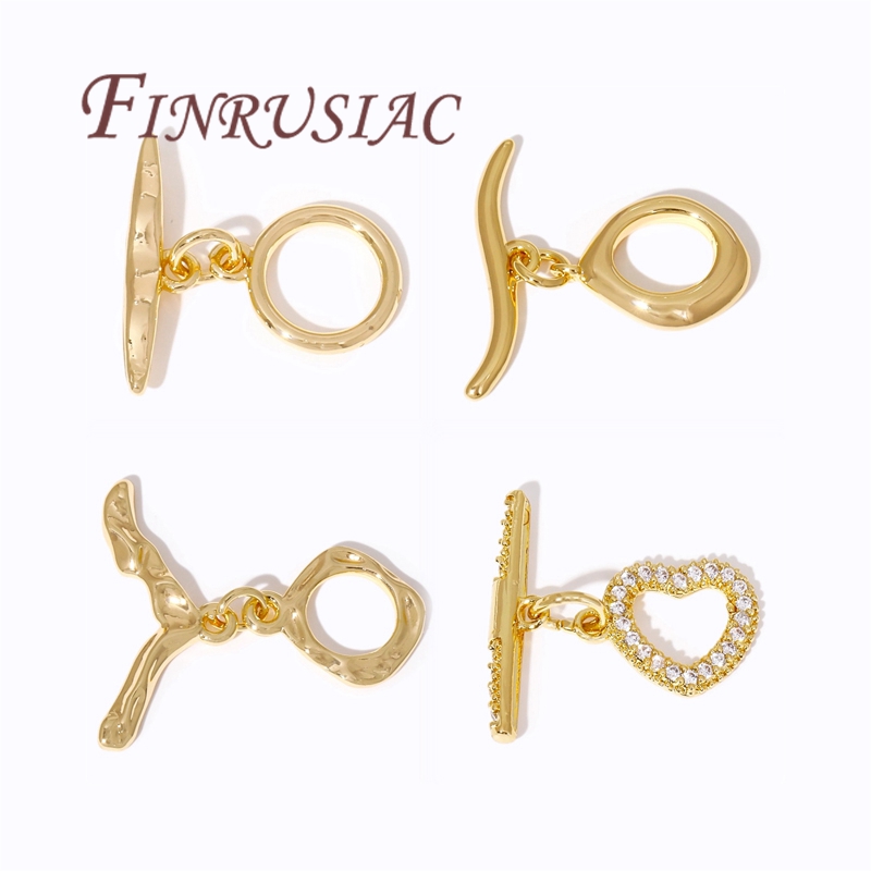 مشبك تبديل OT مطلي بالذهب عيار - مراجعة Toggle Clasp Gold وسعره