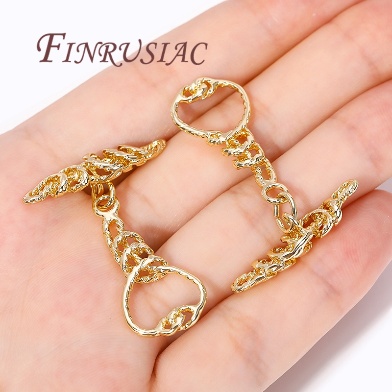 مشبك تبديل OT مطلي بالذهب عيار - مراجعة Toggle Clasp Gold وسعره