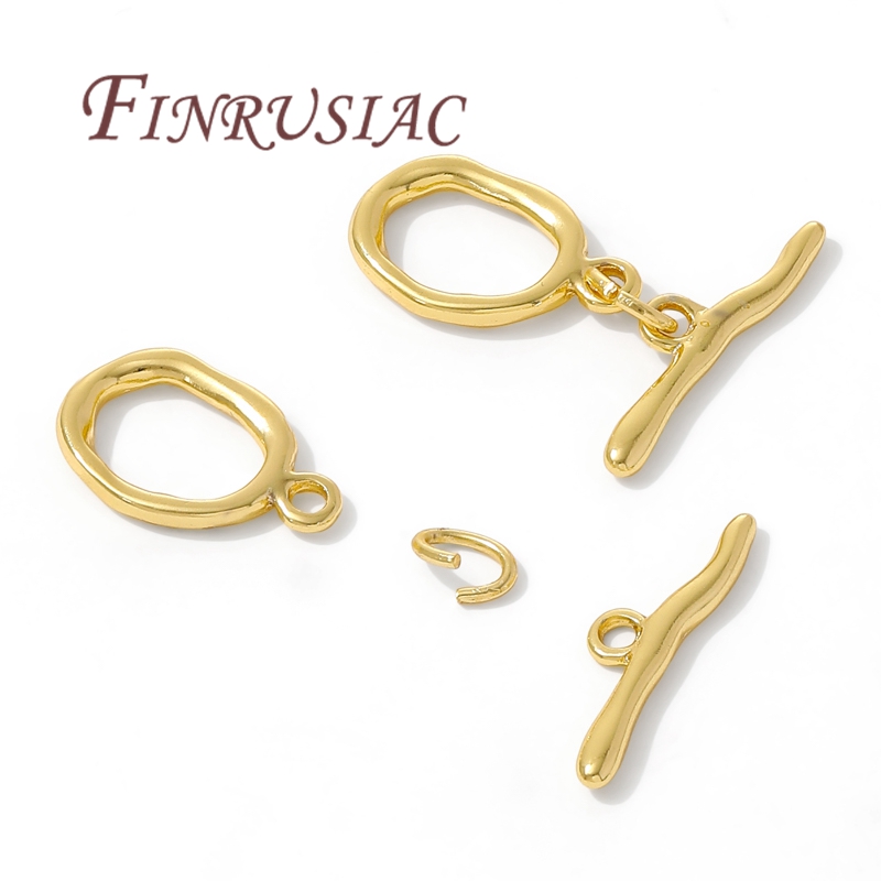 مشبك تبديل مطلي بالذهب عيار 18 - مراجعة Toggle Clasp Gold وسعره