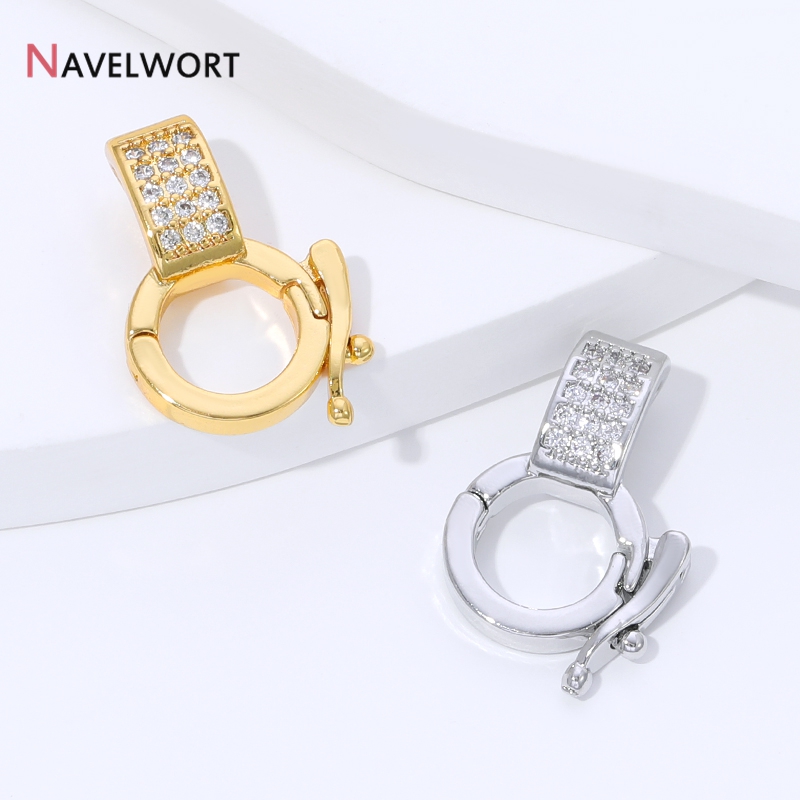 مشبك تعليق قلادة من النحاس الم - مراجعة Jewelry Making Gold وسعره