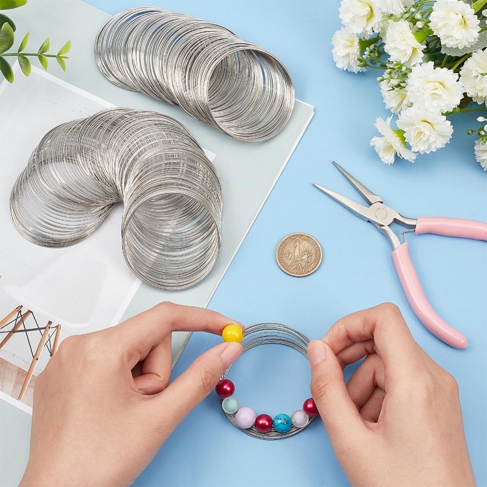 300 حلقة سلك المجوهرات الذاكرة - مراجعة Memory Wire Bracelet وسعره