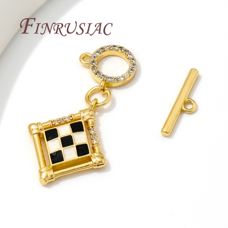 مشابك تبديلية مطلية بالذهب عيا - مراجعة Toggle Clasp Gold وسعره