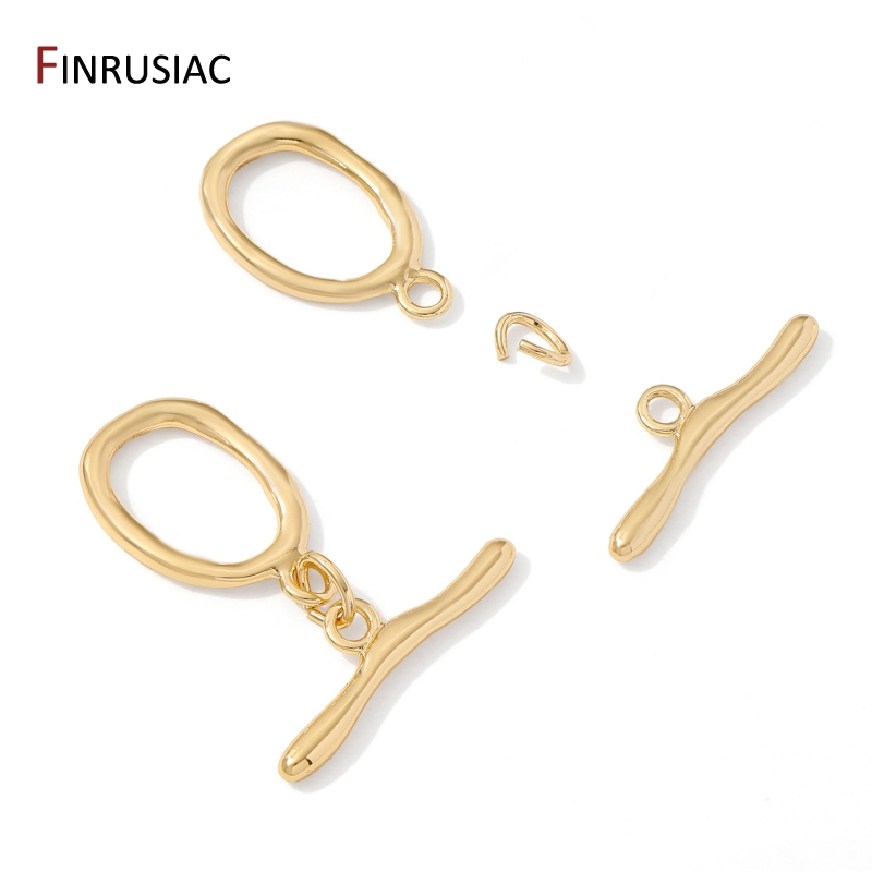 مشابك OT بيضاوية/قلبية من النح - مراجعة Toggle Clasp Gold وسعره