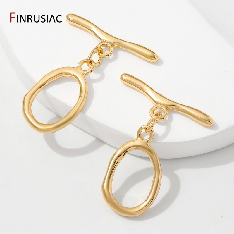 مشابك OT بيضاوية/قلبية من النح - مراجعة Toggle Clasp Gold وسعره