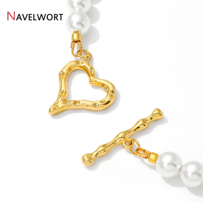 مشابك على شكل قلب مطلية بالذهب - مراجعة Toggle Clasp Gold وسعره