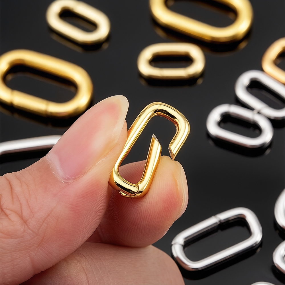 قطعتان من مشابك قلادة بيضاوية  - مراجعة Jewelry Making Basics وسعره