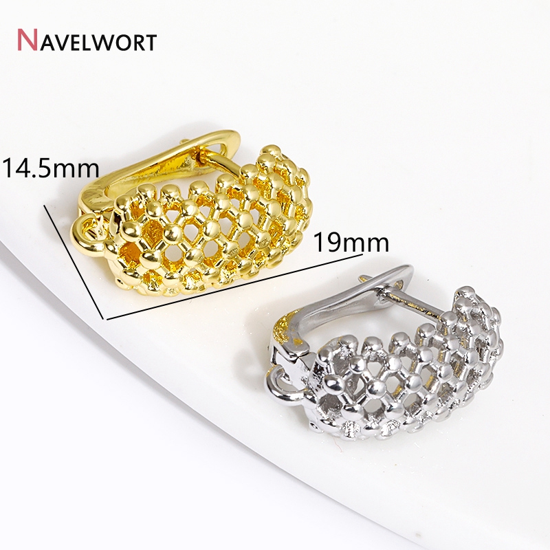 خطافات أقراط من النحاس المطلي  - مراجعة Jewelry Making Gold وسعره