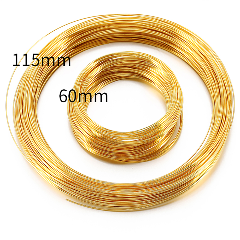 100 حلقات الذهب الصلب اللون سل - مراجعة Memory Wire Bracelet وسعره